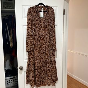 H&M Leopard Dress NWT
